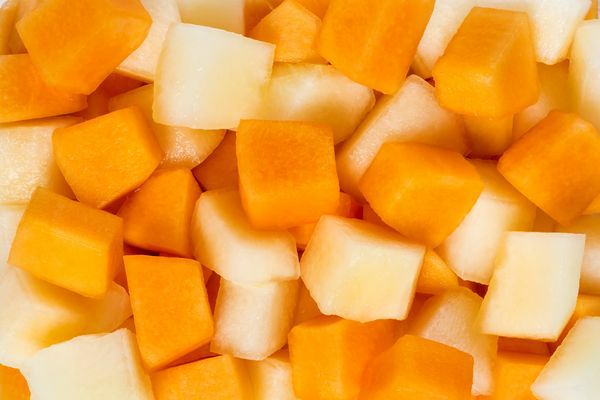 Melonenwürfel Mix 2 Sorten  5 kg Eimer  Deutschland