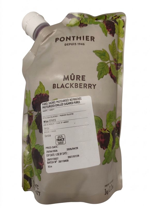 Fruchtpüree Brombeere 1 kg Packung  Deutschland