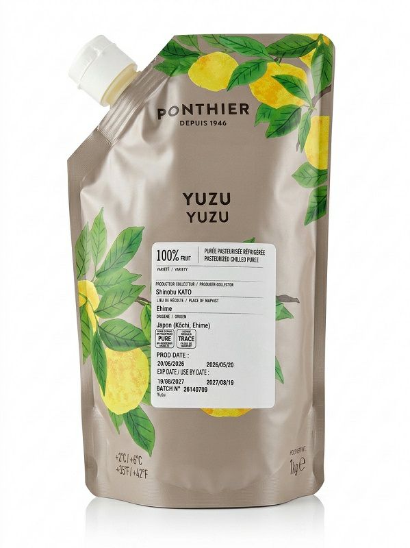 Fruchtpürree YUZU Ponthier  1 kg Packung  Deutschland