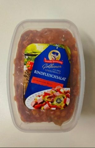 Spreewälder Rindfleischsalat 1 kg Schale / in würziger Sauce  Deutschland