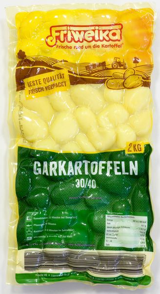 Garkartoffeln ganz Friweika  6 x 2 kg Beutel (30 - 40 mm)  Deutschland