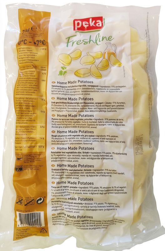 *PEKA* - homemade Potatoes  6 x 2 kg Beutel  Niederlande