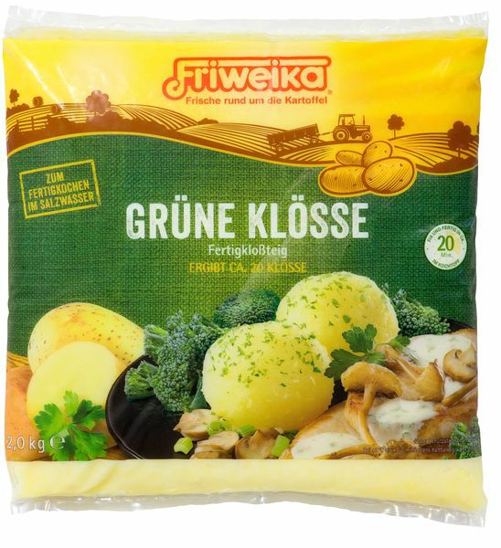 Klossteig für Grüne Klösse  2 kg Beutel  Deutschland
