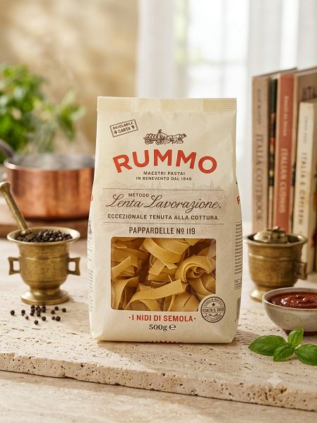 RUMMO - Pappardelle  No. 119  ische Nudeln 0,5 kg Packung  Italien