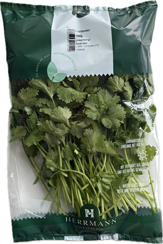 Koriander  10 x 100 g Flowpack  Deutschland