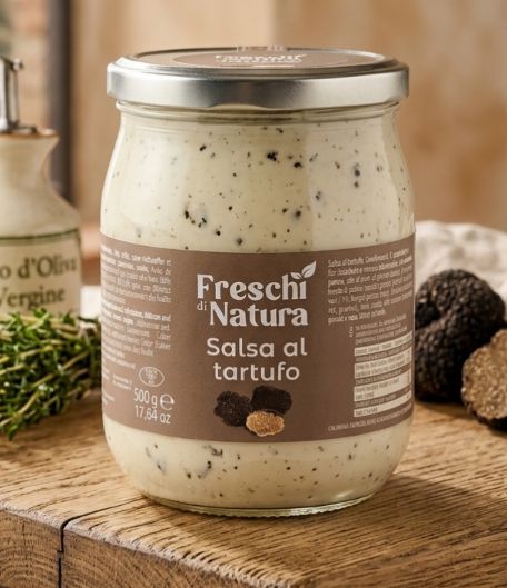 Weisse Trüffelcreme  500 g Glas  Italien