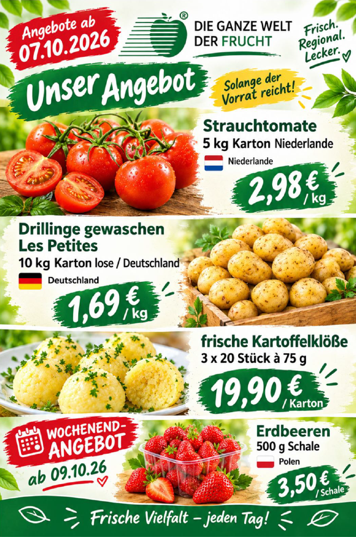 Wochenangebot Fruchtservice KW41 2026
