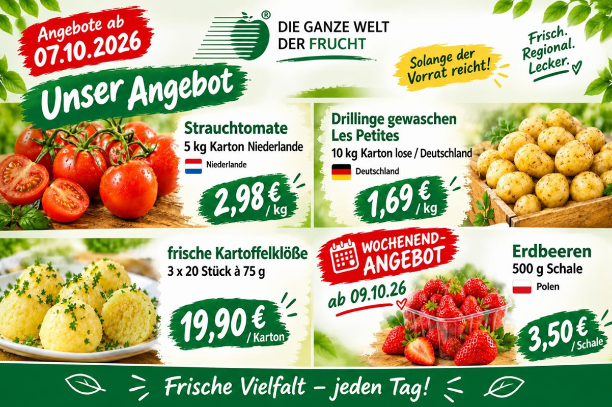 Wochenangebot Fruchtservice KW41 2026